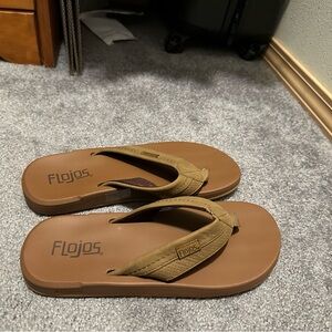 Flojos men’s Brown Flip-Flops